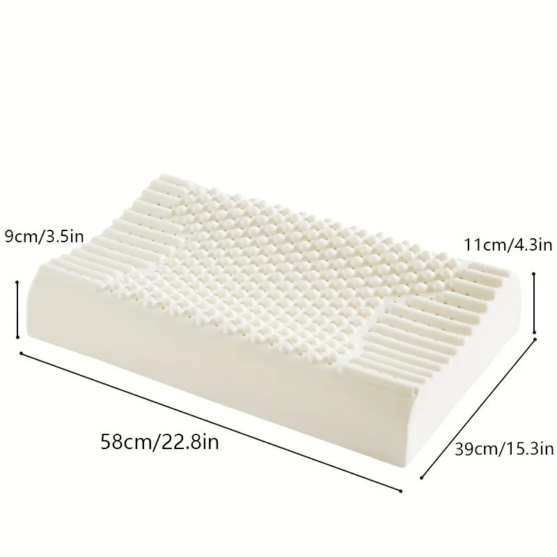 Latex Luxury Pillow Soft Breathable Multi-Purpose All-Season Comfort Washable for Bedroom Hotel  Adults Sleeping Pillow 60x40cm
