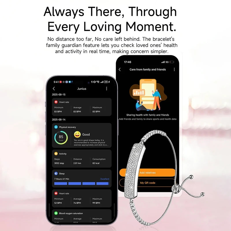 Elegant Women's Smart Health Bracelet