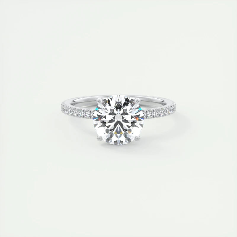 Classic 2-Carat Moissanite Solitaire Ring