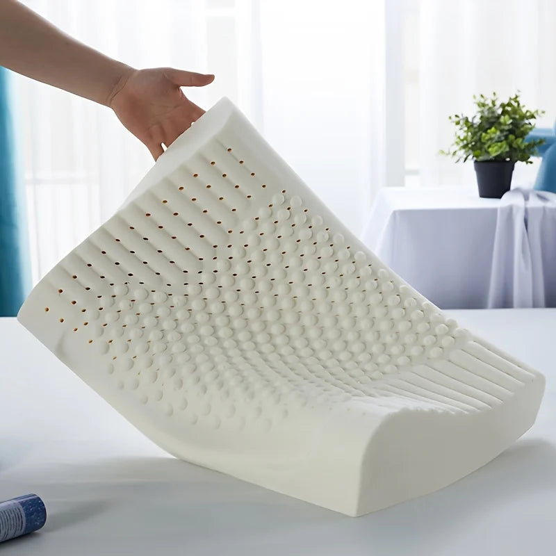 Latex Luxury Pillow Soft Breathable Multi-Purpose All-Season Comfort Washable for Bedroom Hotel  Adults Sleeping Pillow 60x40cm