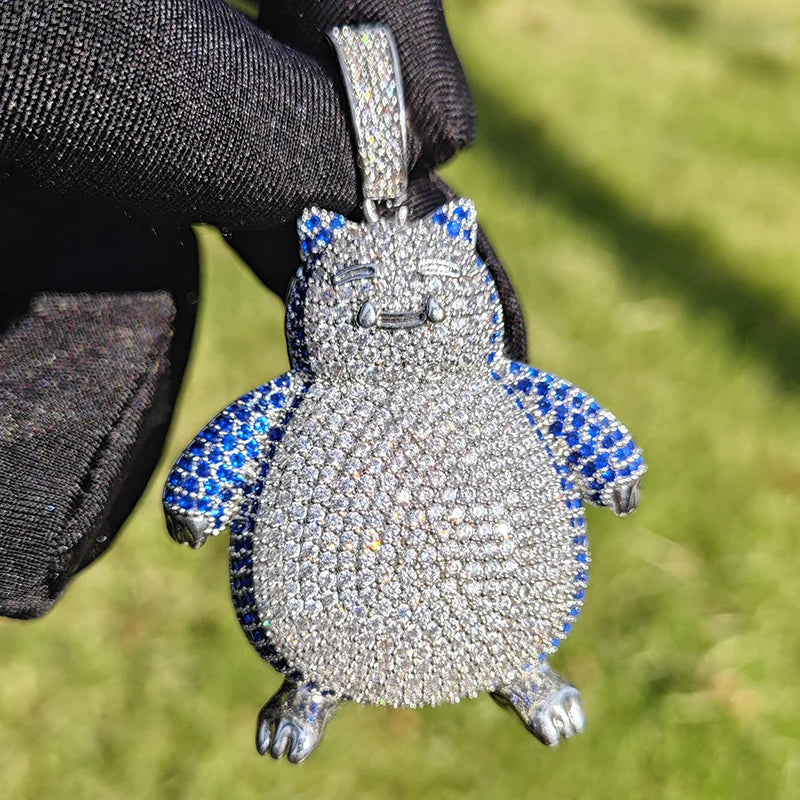 Iced Out "Snorlax" Hip Hop Pendant Necklace