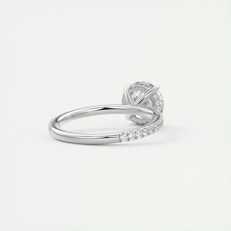 Classic 2-Carat Moissanite Solitaire Ring