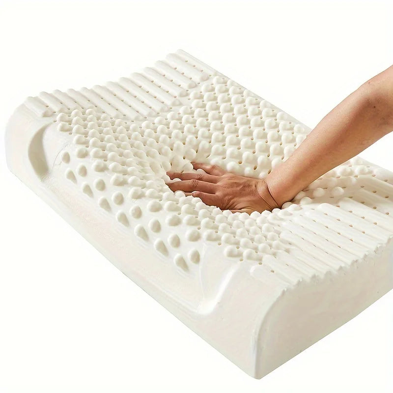 Latex Luxury Pillow Soft Breathable Multi-Purpose All-Season Comfort Washable for Bedroom Hotel  Adults Sleeping Pillow 60x40cm