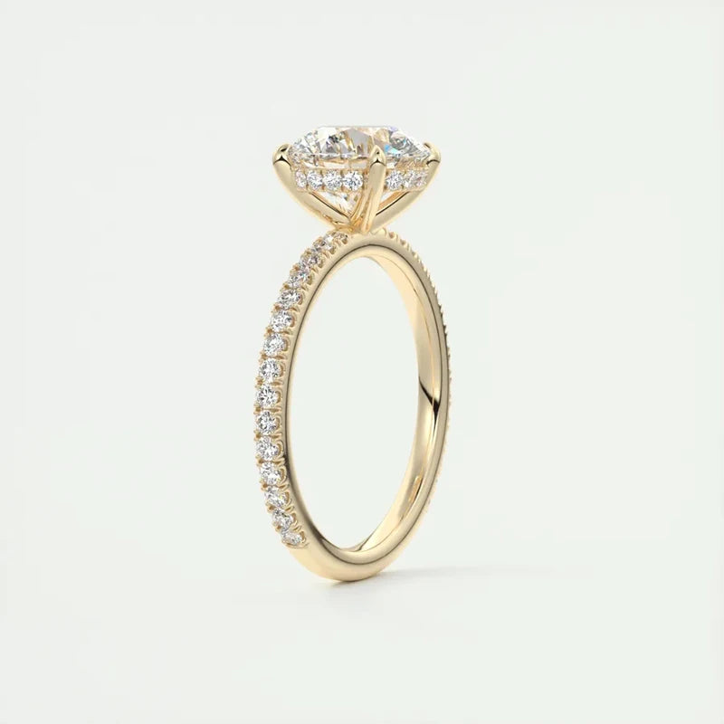 Classic 2-Carat Moissanite Solitaire Ring