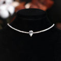 The Riviera Teardrop Moissanite Necklace