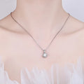 Classic Moissanite Solitaire Necklace