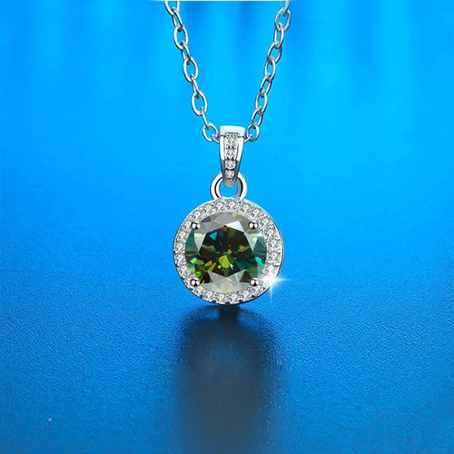 18K Gold Plated Moissanite Solitaire Necklace