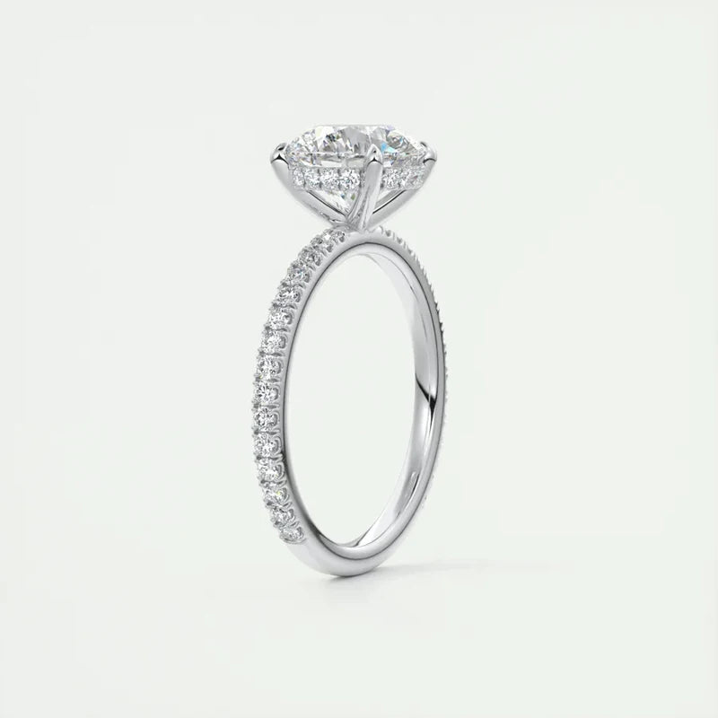Classic 2-Carat Moissanite Solitaire Ring