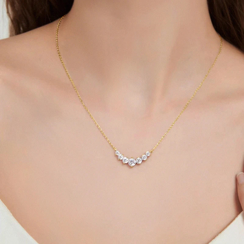 The Essential Solitaire Moissanite Necklace