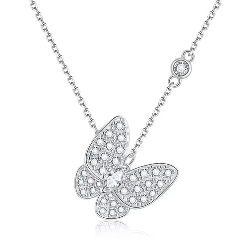 The Marquise Butterfly Moissanite Pendant