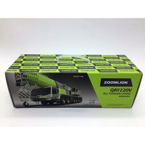 1:50 ZOOMLION QAY220V Diecast All-Terrain Crane Model