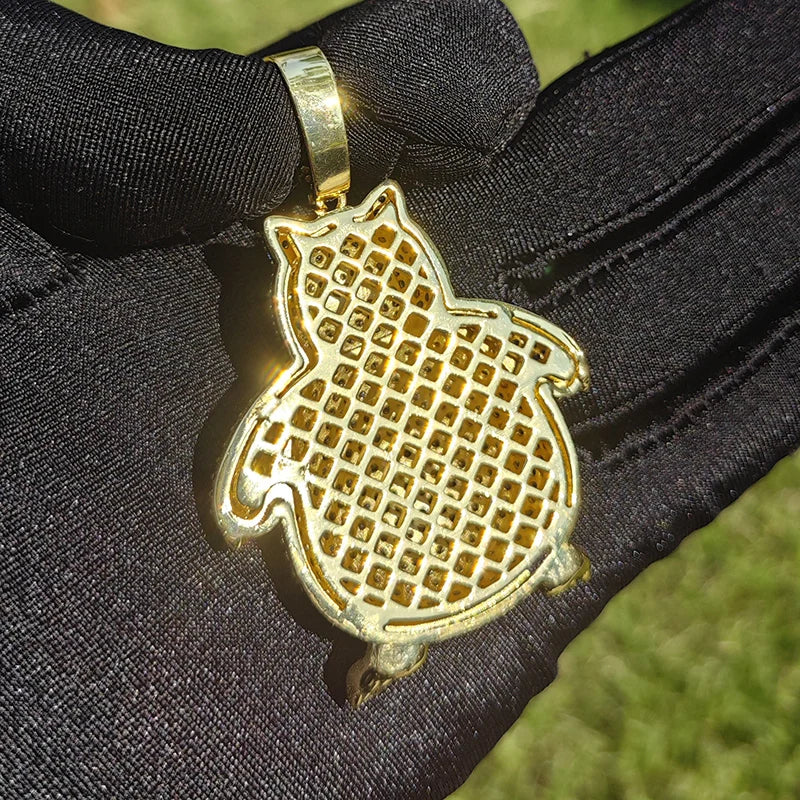 Iced Out "Snorlax" Hip Hop Pendant Necklace