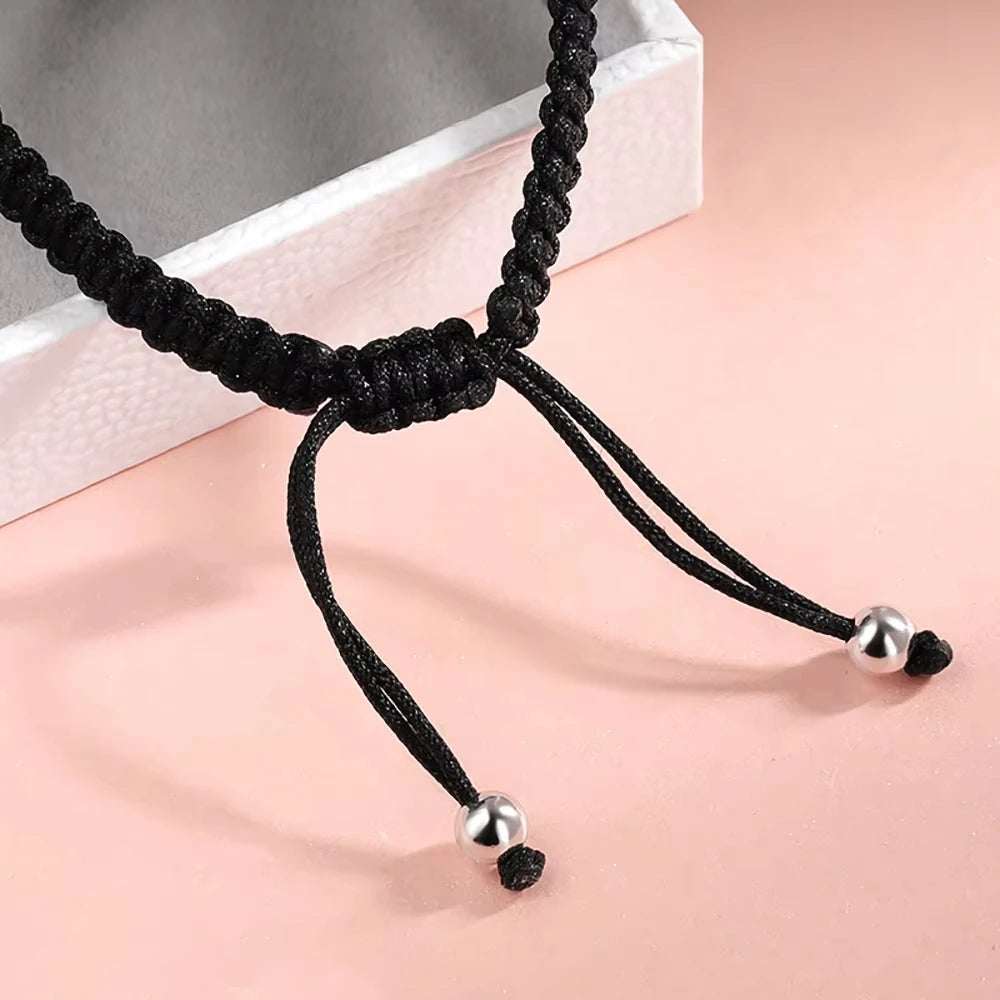 Hand-Braided Moissanite Flame Bracelet